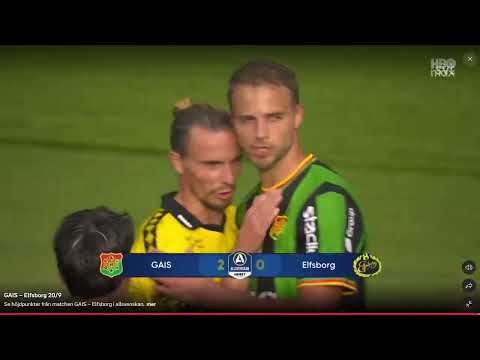 GAIS - Elfsborg 2-0 (1-0) Höjdpunkter samt Presskonferens