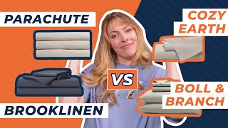 Brooklinen vs Parachute vs Cozy Earth vs Boll & Branch Sheet