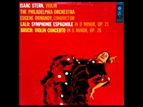 Lalo / Isaac Stern, 1956: Symphonie Espagnole in D minor, Op. 21 - Complete (Original Vinyl LP)