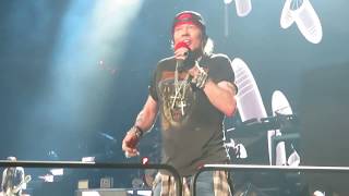 Guns N' Roses FRONT ROW CLOSE UP VIDEO Live and let Die not in this lifetime tour XL Center Hartford