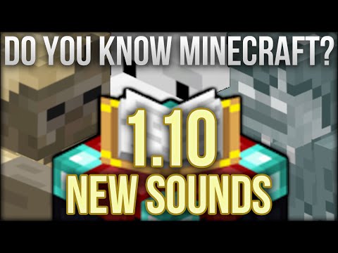 New Minecraft 1.10 Sounds Unveiled