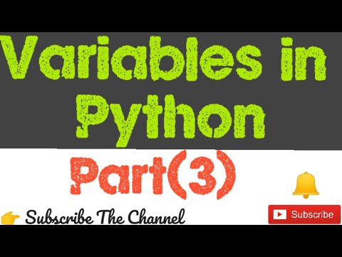 Variables In Python Part3 Class 7th