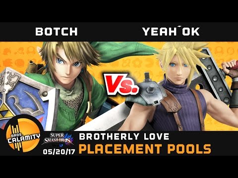 BL  Botch (Link, Ganon) vs Yeah~OK (Cloud, MegaMan) - Placement Pools - Smash 4 Singles