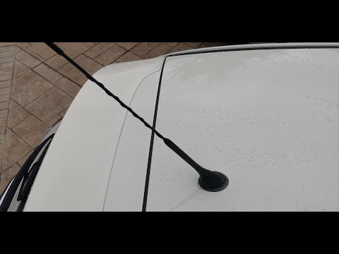 fiat 500 roof aerial antenna base replacement (Panda is similar)