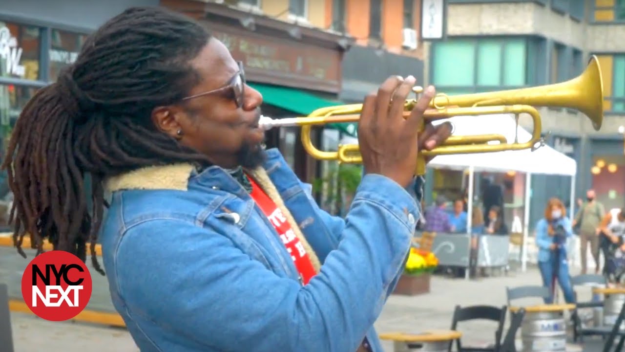 First Brooklyn Pop-up on Vanderbilt Avenue in Prospect Heights with Brass Band Triad Brass