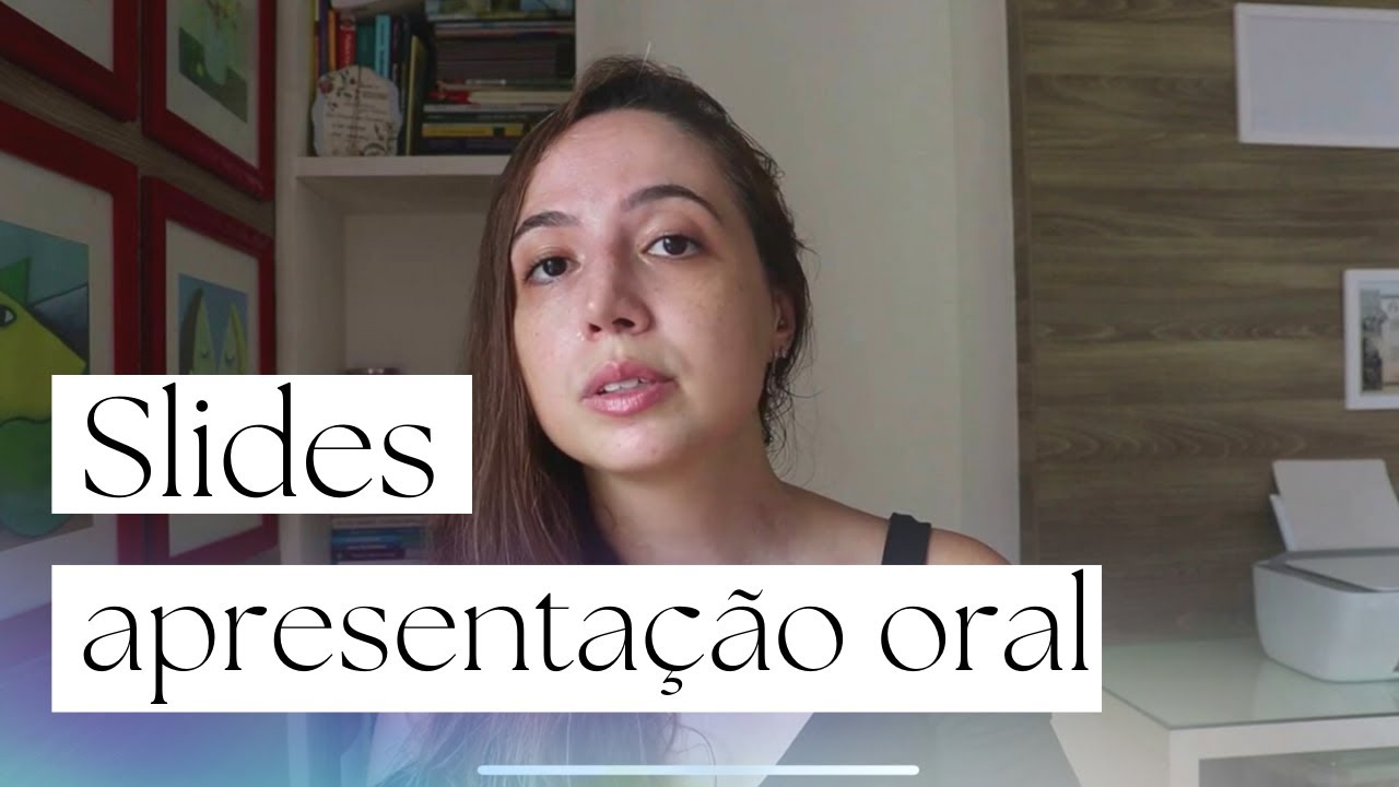 Como preparar slides para apresentação oral
