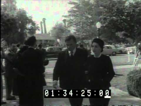 Humphrey Bogart Funeral in Beverly Hills 18 January 1957