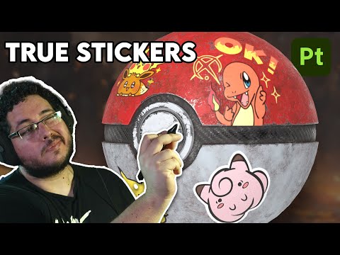 Create Realistic 3D Stickers in Substance Painter