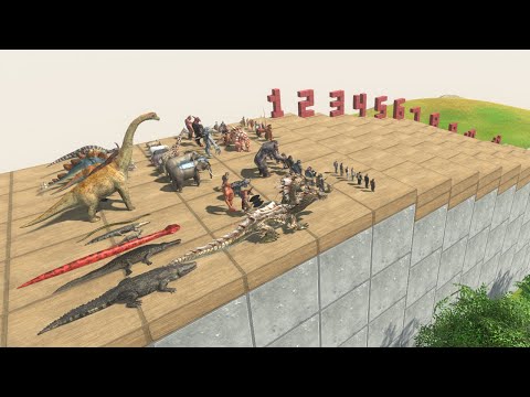 Stairs Tournament of All Units - Animal Revolt Battle Simulator