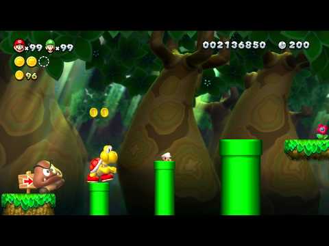 New Super Mario Bros U - 100% Walkthrough Co-op - Parte 09 di 22