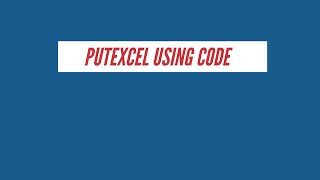 Export Stata Output into MS Excel Using Putexcel Command
