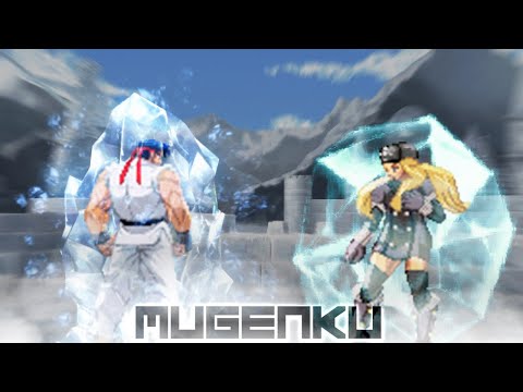 Deadly Icebender from Russia! Ice Power Ryu Burn vs Kolin. Street Fighter MUGEN