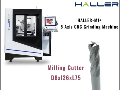 Milling Cutter | HALLER-M1+, 5 Axis CNC Grinding Machine