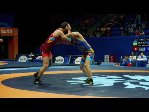 1/4 Final  FS 61 kg YARSLAV HURSKYY (UKR) NIKOLAY OKHLOPKOV (ROU)