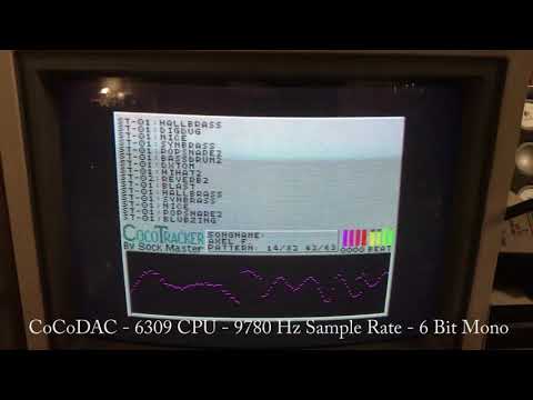 CoCo3 Axel_F MOD Comparison (CoCoDAC vs Orchestra 90 on a 6309 CPU)