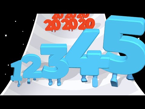NUMBER RACE: 'Walking Number Run' Level Up Number!