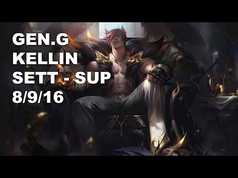 Gen.G Kellin Sup Sett vs Galio - KR Challenger Rank Game