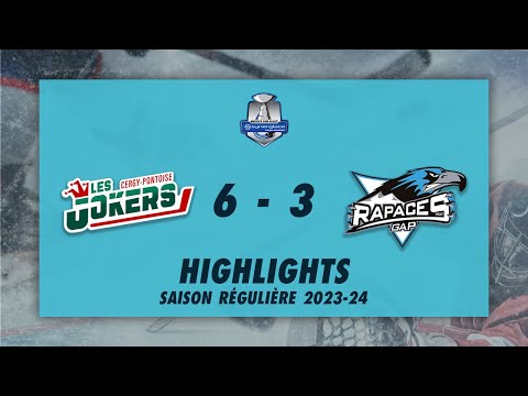 Jokers de Cergy-Pontoise 6-3 Rapaces de Gap - Highlights - Synerglace Ligue Magnus 2023-24
