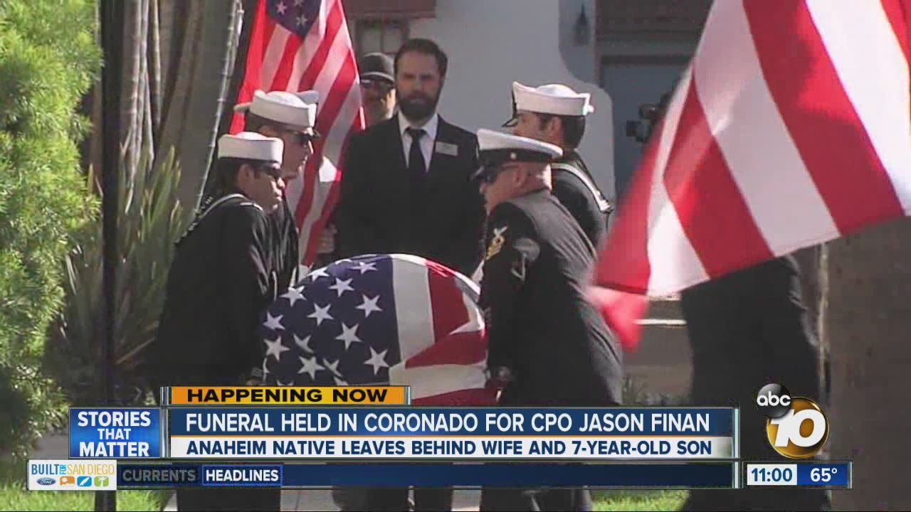 Coronado-based sailor killed in Iraq laid to rest Tuesday.