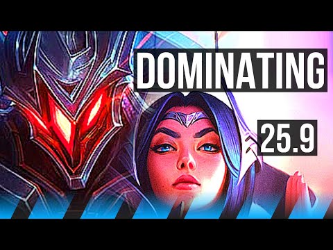 ZED vs IRELIA (MID) | Dominating | KR Grandmaster | 25.9