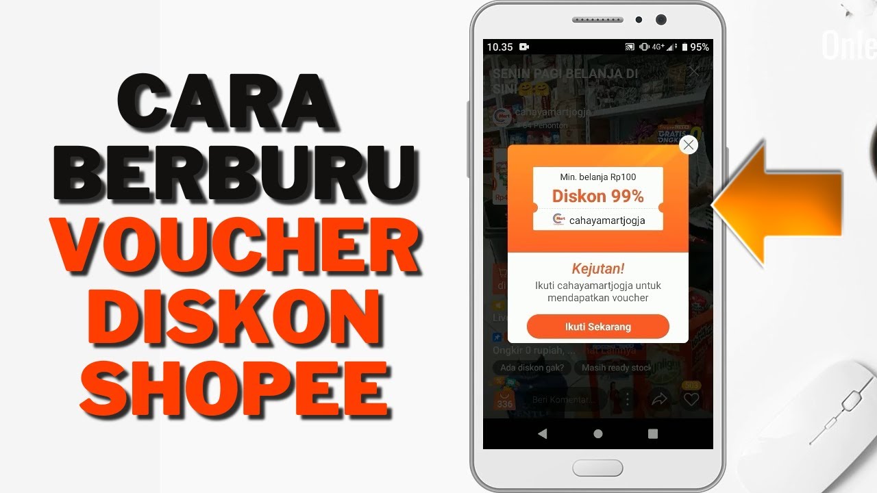 3 CARA MENDAPATKAN VOUCHER DISKON SHOPEE // EMAK2 WAJIB TAU CARANYA !