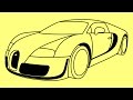 How to draw a car Bugatti Veyron Fast and Furious ...
