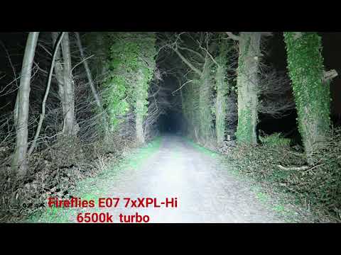 Fireflies E12R 12xSST20 5000k vs K9.3 - EC03  - E07 - NSX NS53A - FW21Pro comparison