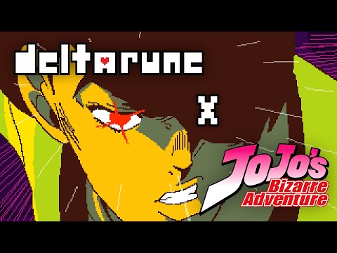 Deltarune but it's JoJo opening (Part 4 Chase OP)