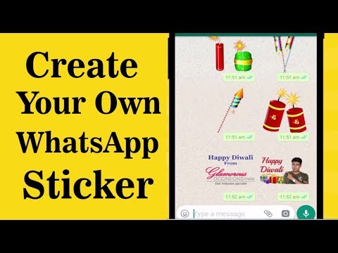 Make your OWN WhatsApp Sticker ! Video