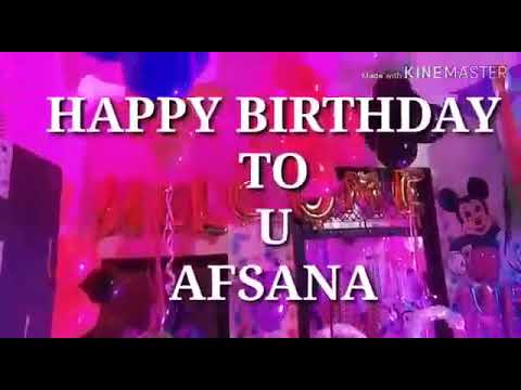 Sabir love afsana Birthday surprise 9540