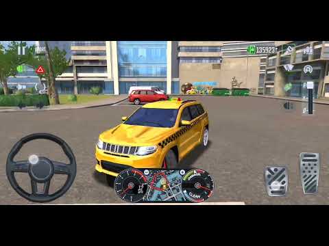 Taxi sim Evolution 2022 | Jeep Grand Cherokee driver in city - Android gameplay