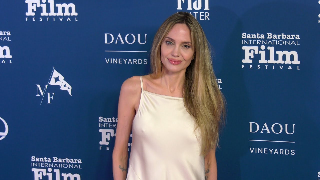 Angelina Jolie 2025 SBIFF "Maltin Modern Master Award" Red Carpet