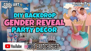 DIY Easy Baby Gender Reveal Ideas and Party Decorations