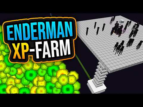 ENDERMAN XP FARM (TUTORIAL) ✨ Minecraft 1.21.10