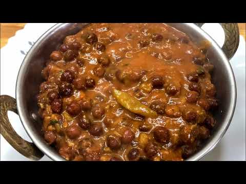 கருப்பு கொண்டகடலை மசாலா | Black Chana Masala Gravy In Tamil | How To Make Black Channa Masala