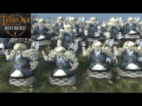 DWARVEN LEGION MARCHES ON MORVA TARTH (Siege Battle) - Third Age: Total War (Reforged)