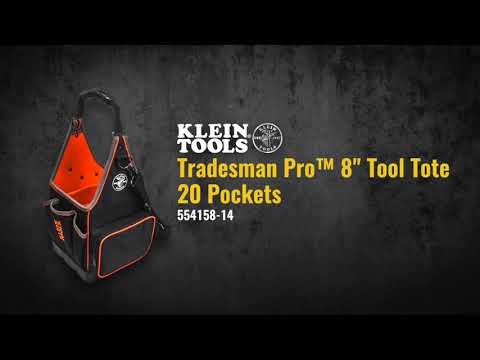 Tool Bag, Tradesman Pro™ Tool Tote, 20 Pockets, 8-Inch - 554158-14