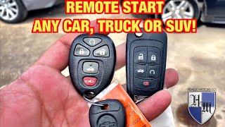 HOW TO REMOTE START ALL CHEVROLET, GMC, BUICK OR CADILLACS USING THIS SIMPLE METHOD!