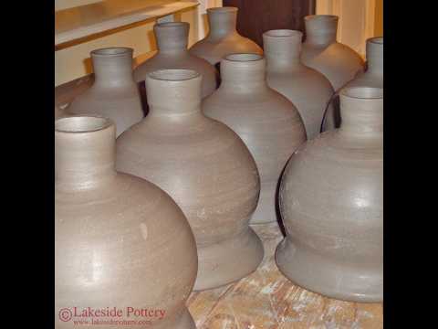 Making a ceramic hookah bowl on the pottery wheel video