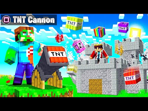 BeckBroJack - I Cheated With MODDED TNT CANNON in MINECRAFT!
