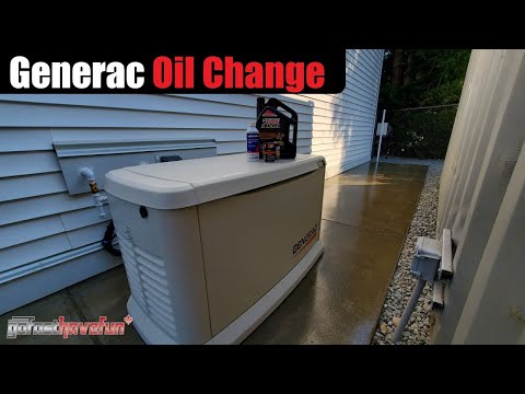 How to perform an Oil Change on your Generac Generator | AnthonyJ350