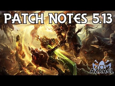 TL;DR Patch Notes 5.13 for Jungle - League of Legends