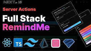 Download the video "NextJs course:Full Stack RemindApp  ReactJs Typescript, React Hook form, ShadcnUI, TailwindCSS"
