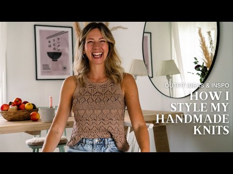 How I Style My Handmade Knits - Outfit Ideas & Inspo