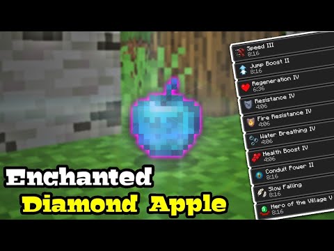 This ENCHANTED DIAMOND APPLE Could Make Minecraft A Lot EASIER!