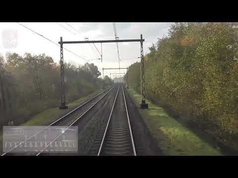 Meerijden met de machinist van  Groningen naar Zwolle.  (met snelheidsmeter)