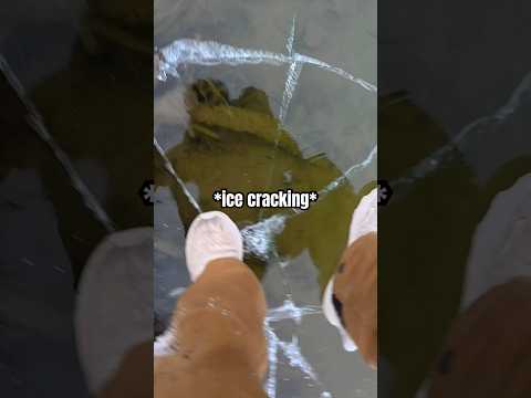 I Tried THIN ICE Fishing🐟🎣