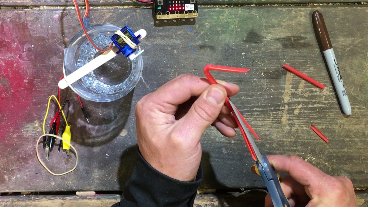 micro:bit plant water pump