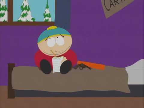 Cartman eats his gun