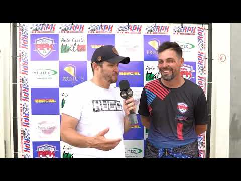°Etapa da Copa RPK, entrevista pro SBT piloto Alex Grigoletto